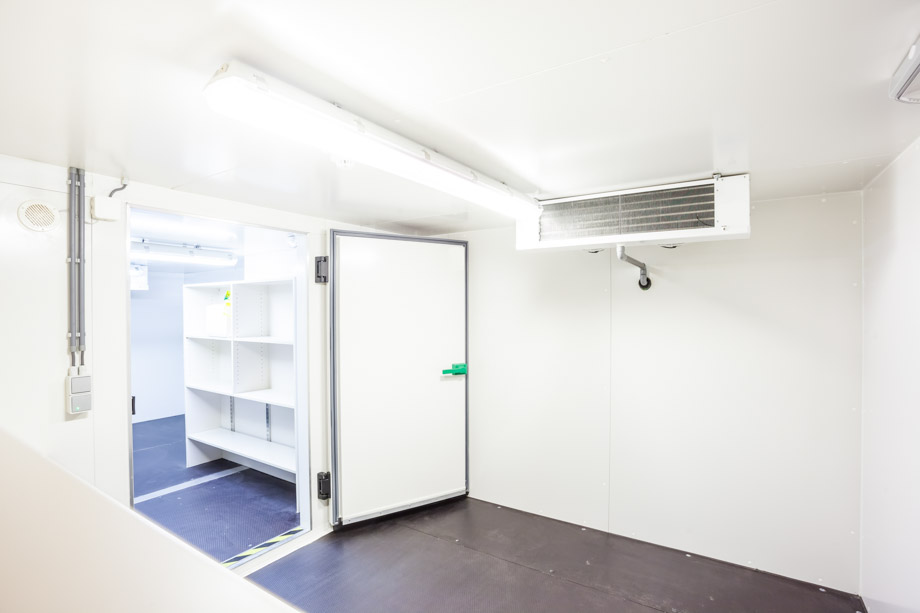 Kühlraum als Beispiel für eine Industriekälteanlage