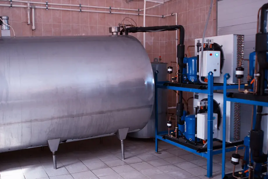 Optimale Vorraussetzungen zur Milchkühlung dank perfekter Kältetechnik für Landwirtschaft von K2